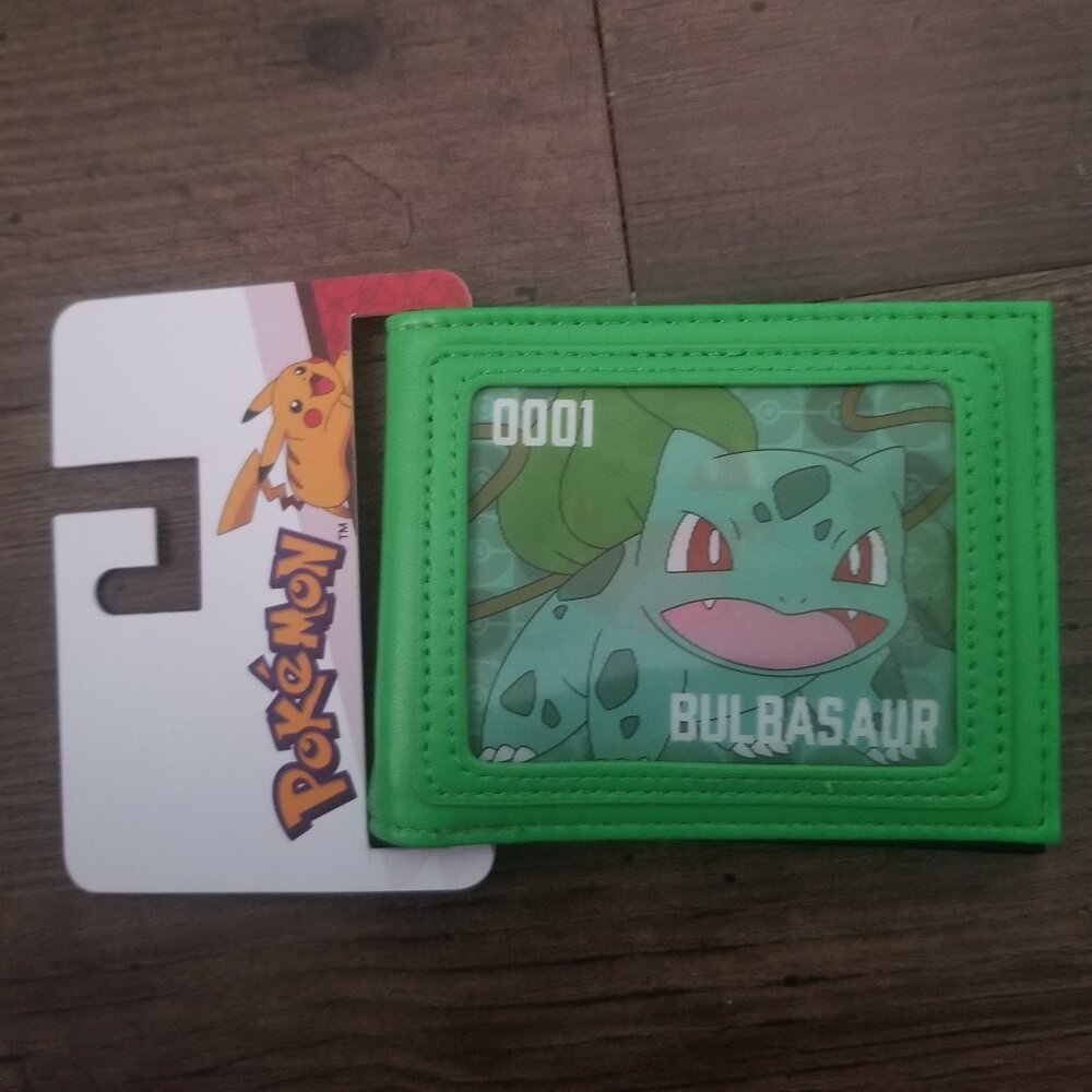 Pokemon Bulbasaur Bifold Wallet with Lenticular Image